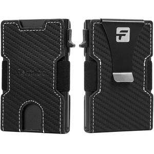 Men Wallet Card Holder Money Clip RFID Bifold Pop Up Slim Minimalist Wallet Gift